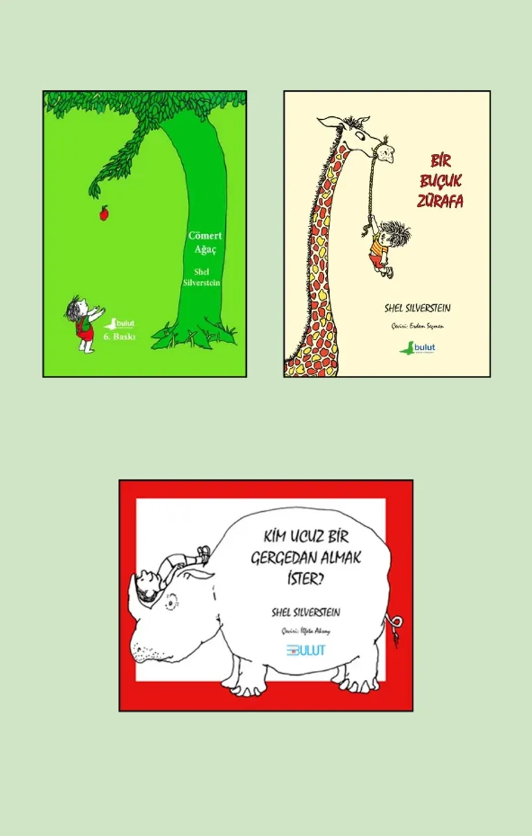 SHEL SILVERSTEIN SETİ (3 KİTAP/CİLTLİ) - Bulut Yayın