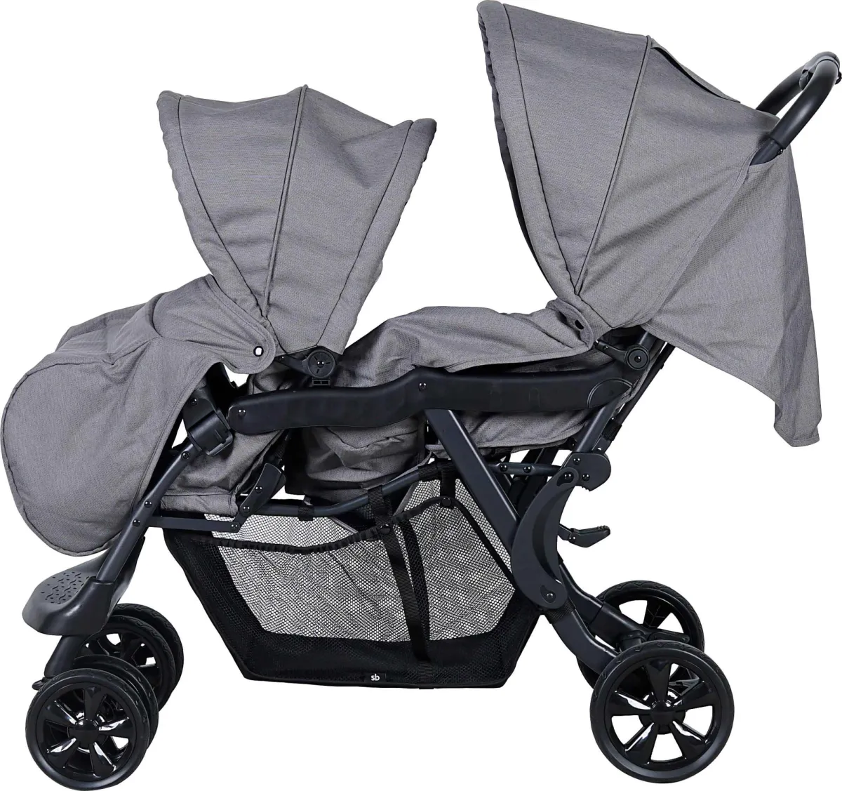 Sunny Baby Arwen İkiz Bebek Arabası Gri - Sunny Baby